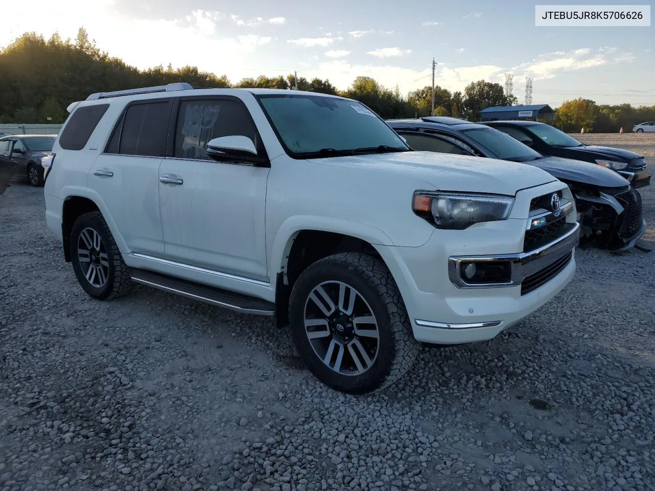 2019 Toyota 4Runner Sr5 VIN: JTEBU5JR8K5706626 Lot: 74193324