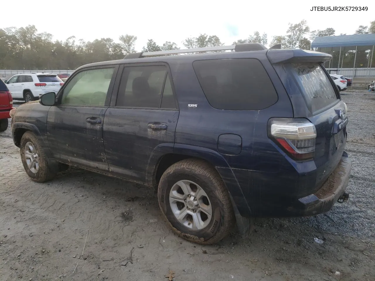 JTEBU5JR2K5729349 2019 Toyota 4Runner Sr5