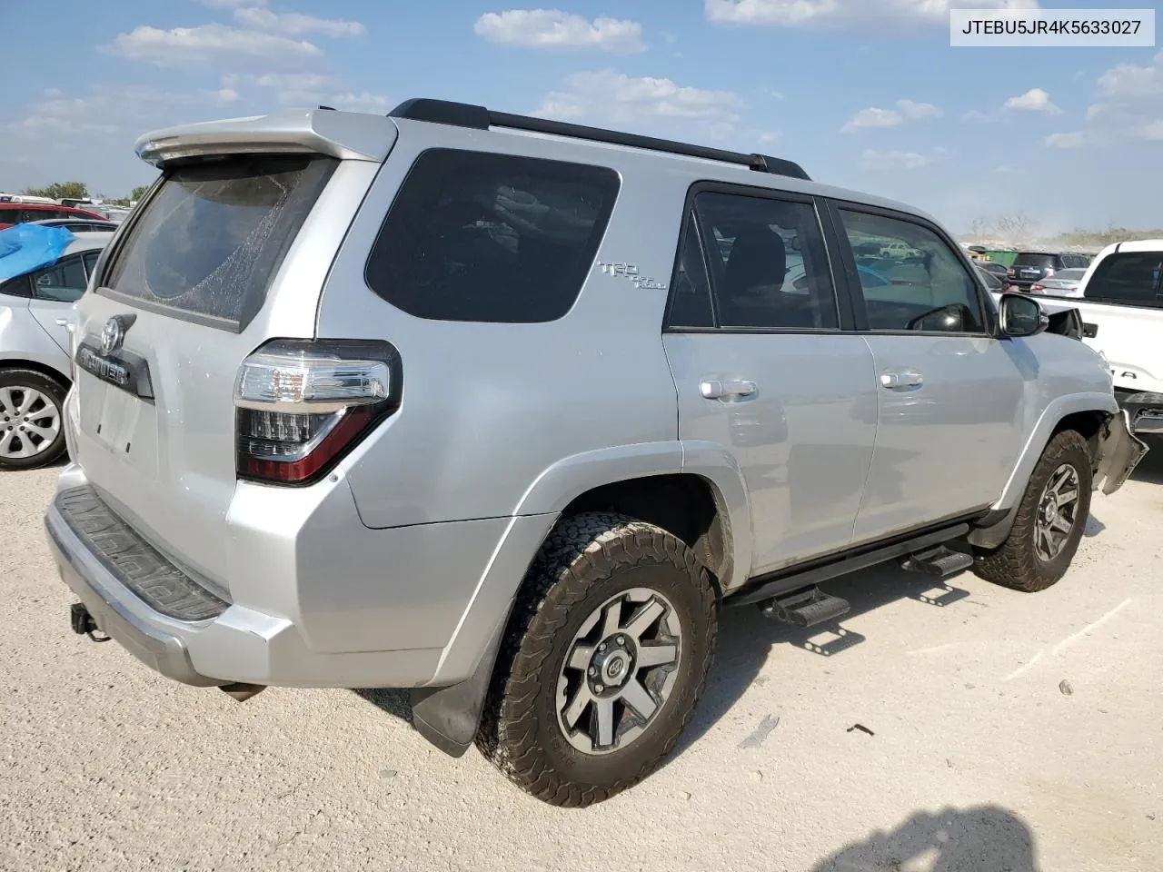 2019 Toyota 4Runner Sr5 VIN: JTEBU5JR4K5633027 Lot: 74954534