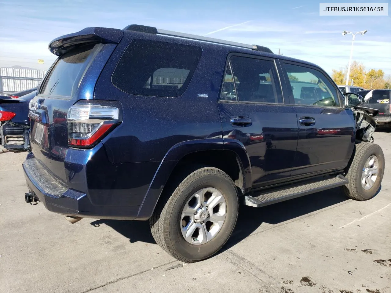 2019 Toyota 4Runner Sr5 VIN: JTEBU5JR1K5616458 Lot: 76322144