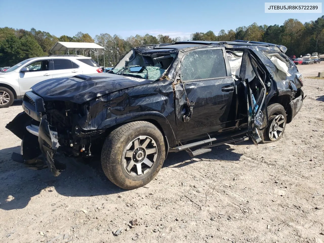 2019 Toyota 4Runner Sr5 VIN: JTEBU5JR8K5722289 Lot: 76463574