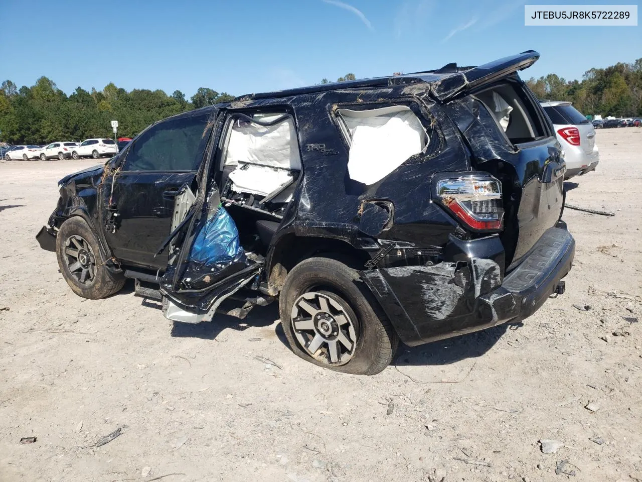 2019 Toyota 4Runner Sr5 VIN: JTEBU5JR8K5722289 Lot: 76463574