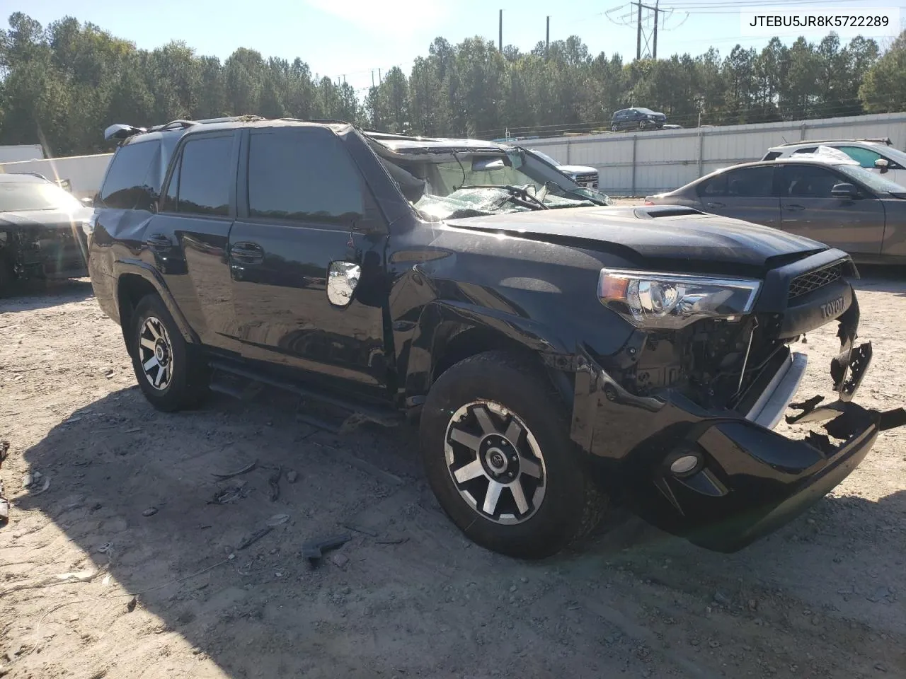 2019 Toyota 4Runner Sr5 VIN: JTEBU5JR8K5722289 Lot: 76463574