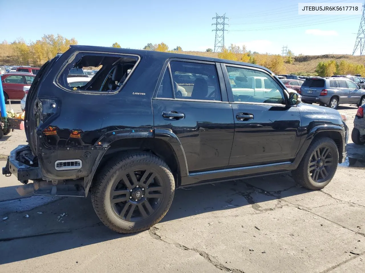 2019 Toyota 4Runner Sr5 VIN: JTEBU5JR6K5617718 Lot: 76593754