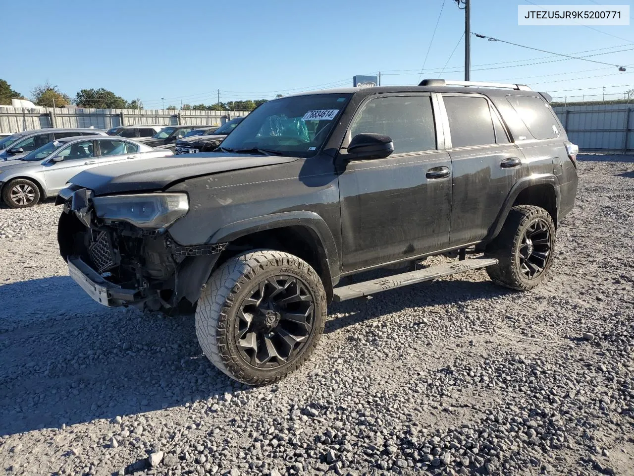 2019 Toyota 4Runner Sr5 VIN: JTEZU5JR9K5200771 Lot: 76834614