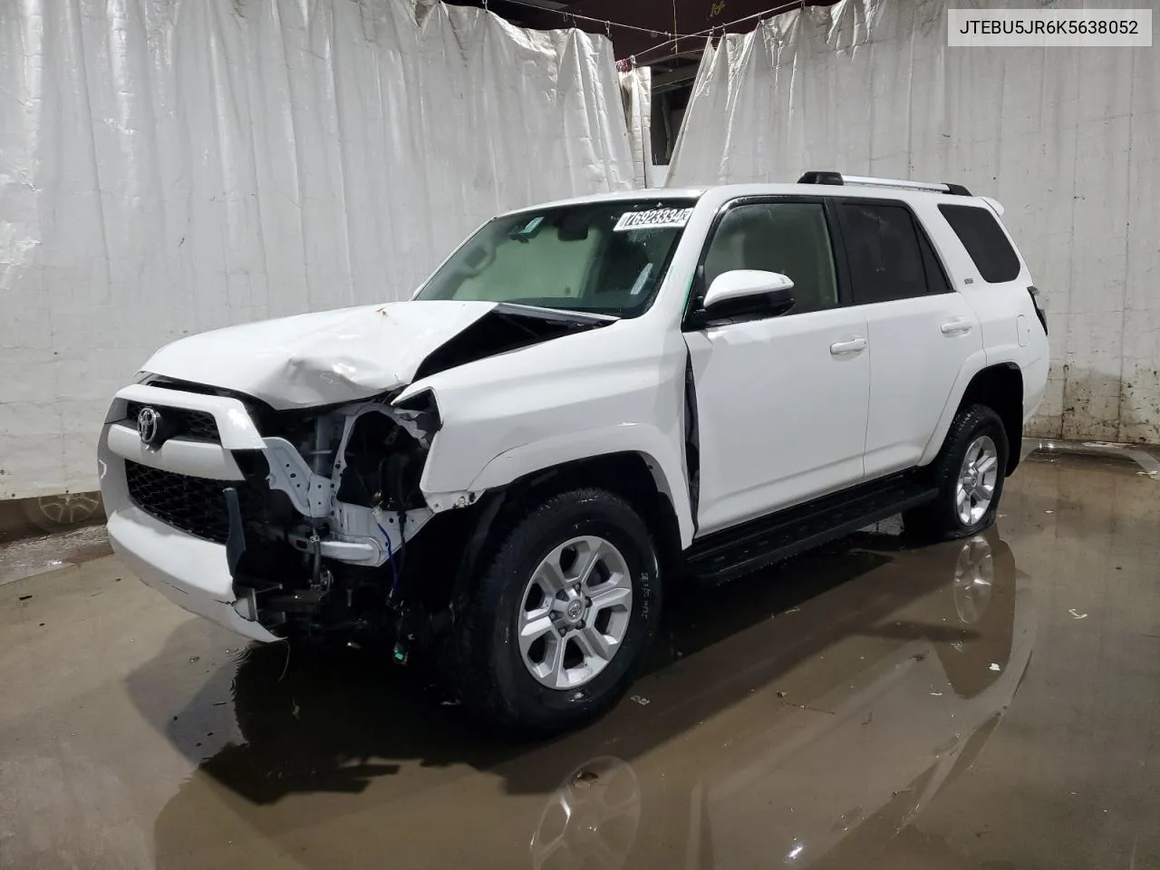 2019 Toyota 4Runner Sr5 VIN: JTEBU5JR6K5638052 Lot: 76923334