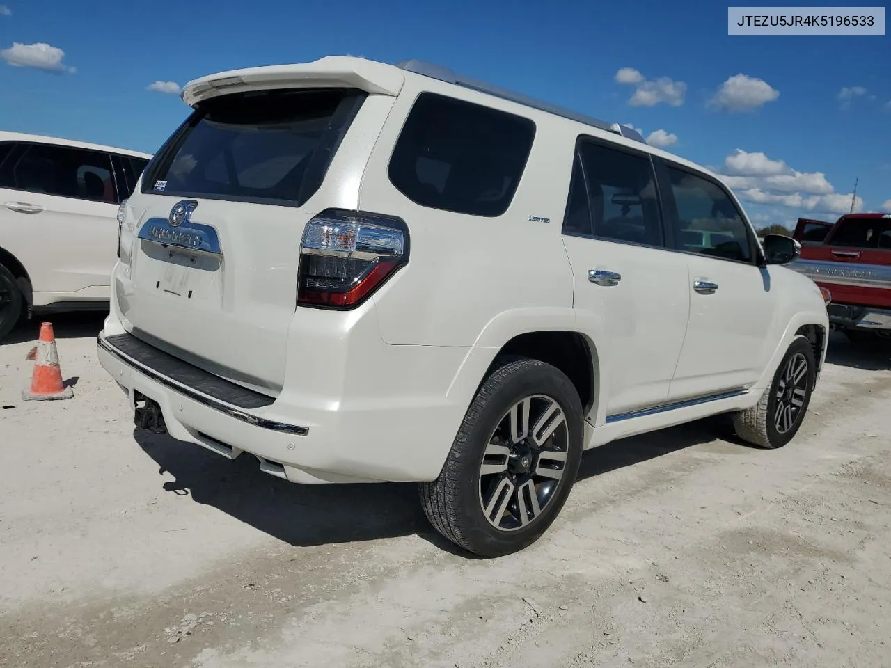 2019 Toyota 4Runner Sr5 VIN: JTEZU5JR4K5196533 Lot: 77169314