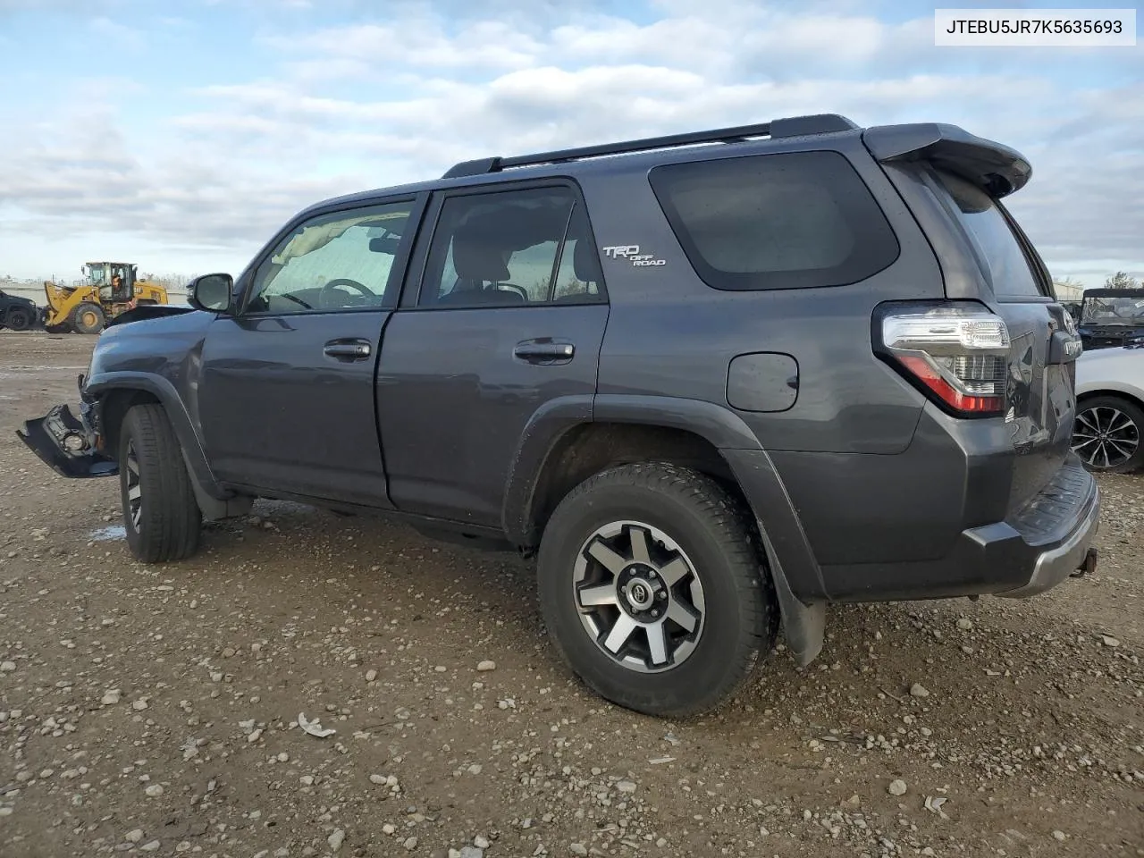 2019 Toyota 4Runner Sr5 VIN: JTEBU5JR7K5635693 Lot: 77324644