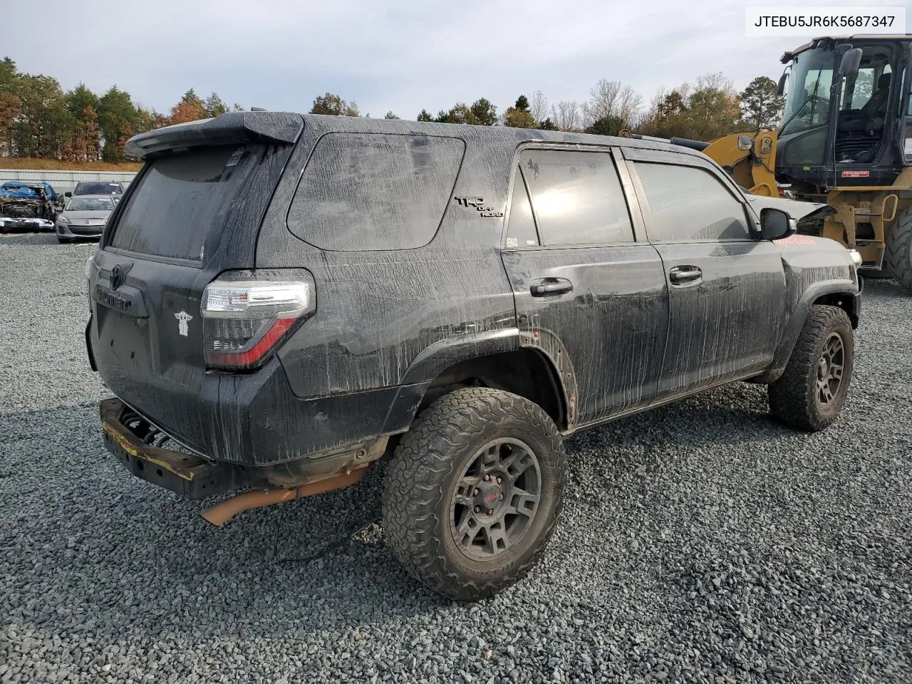 2019 Toyota 4Runner Sr5 VIN: JTEBU5JR6K5687347 Lot: 77531934