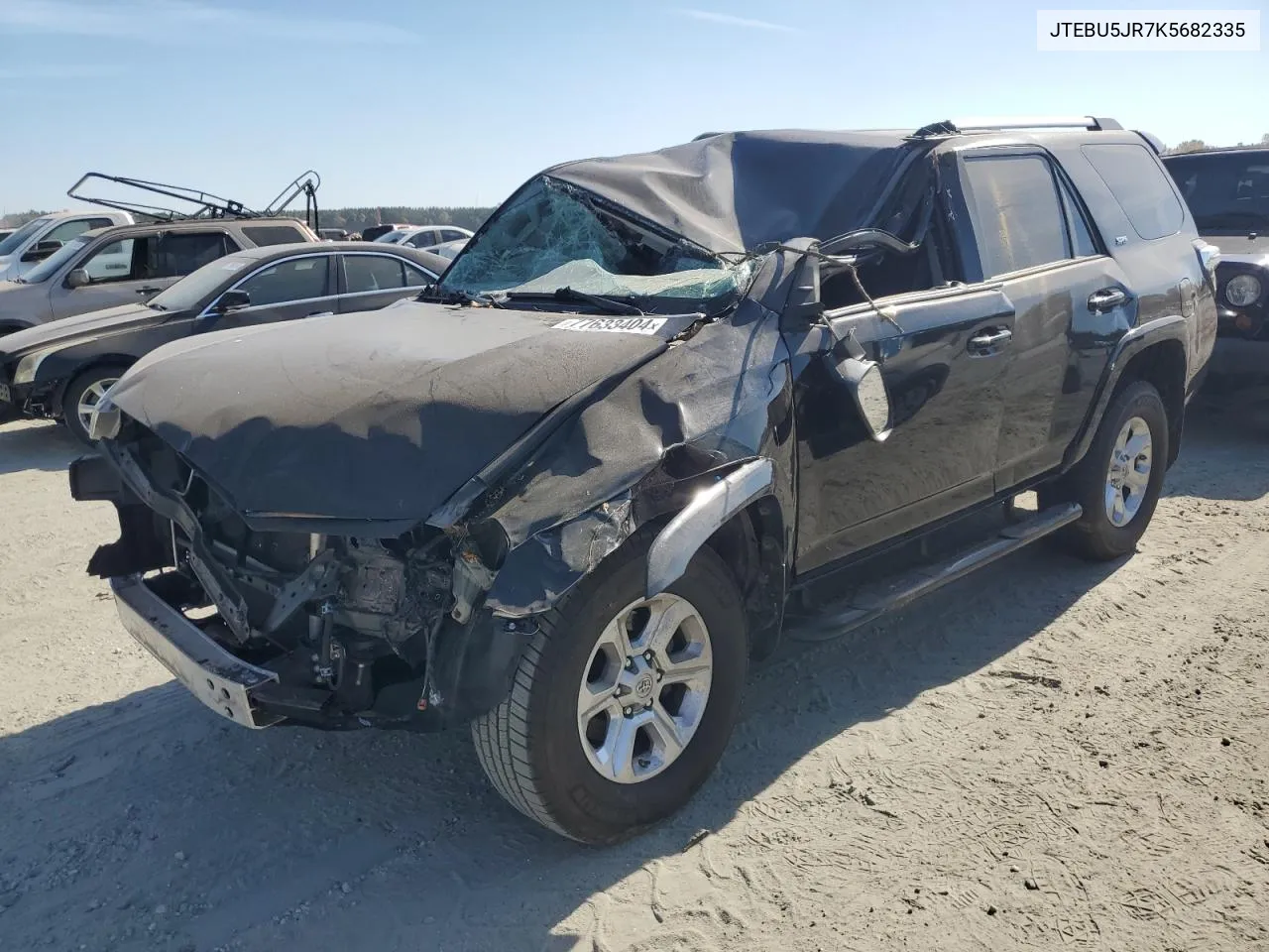 2019 Toyota 4Runner Sr5 VIN: JTEBU5JR7K5682335 Lot: 77633404