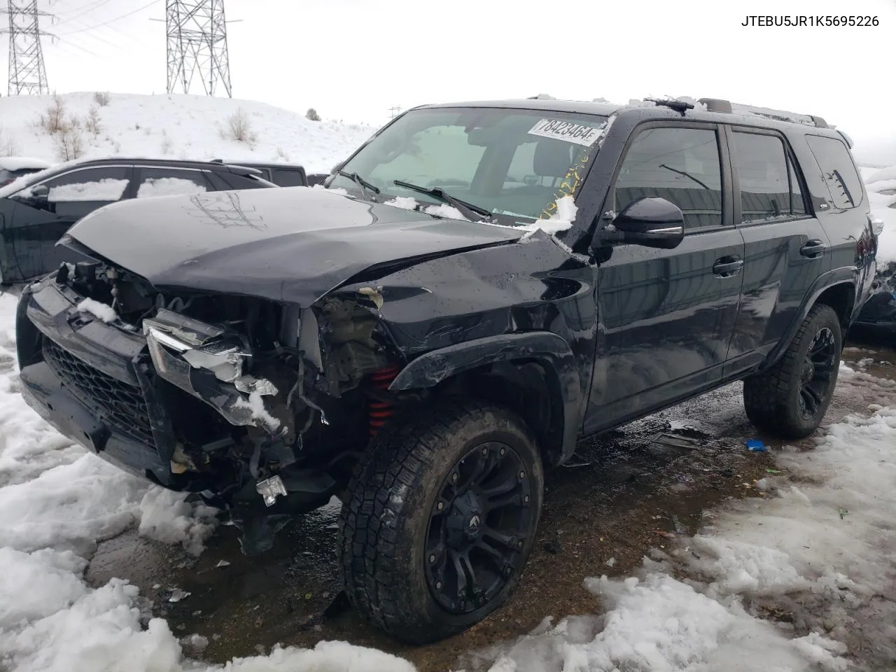 2019 Toyota 4Runner Sr5 VIN: JTEBU5JR1K5695226 Lot: 78423464