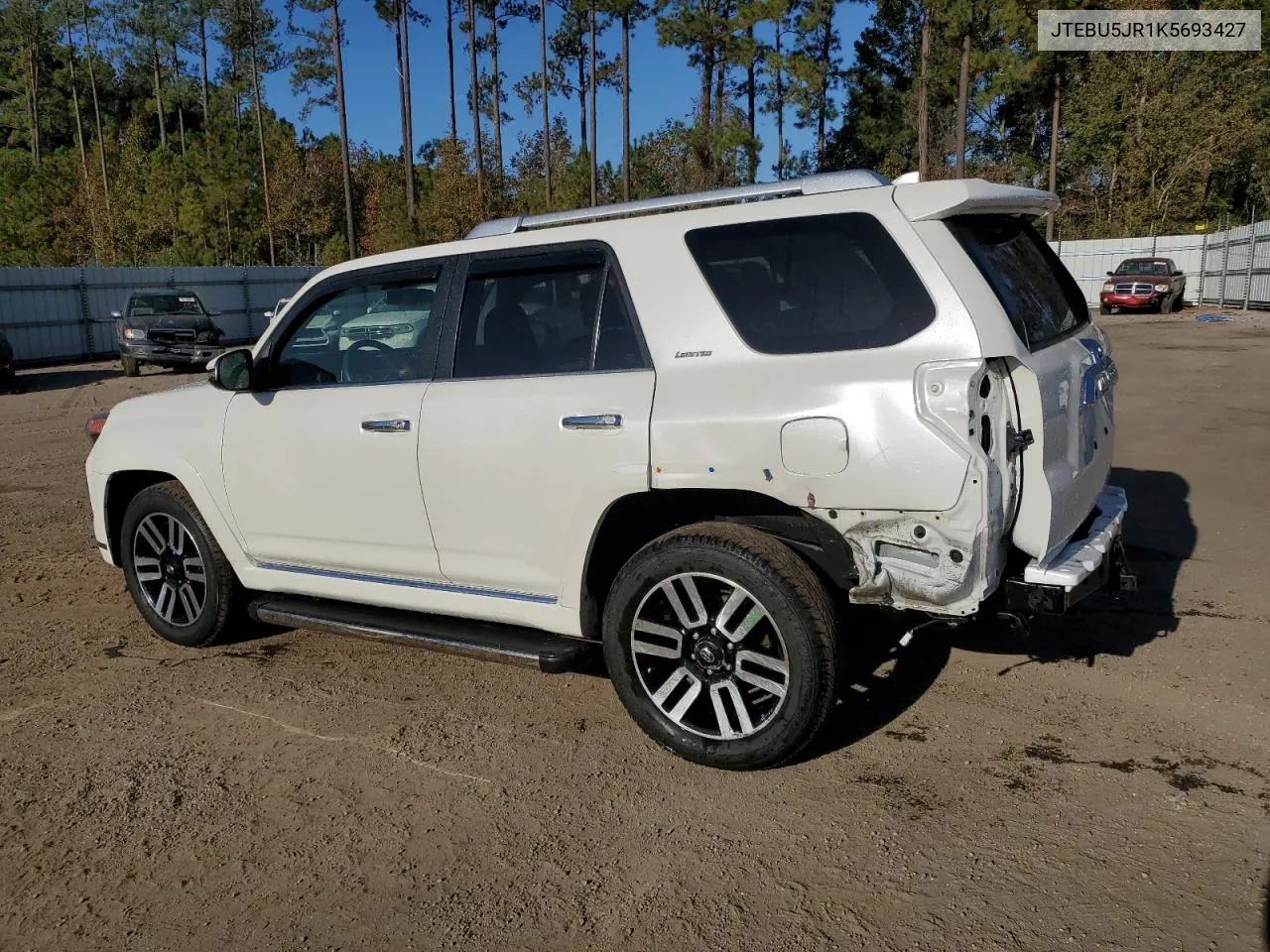 2019 Toyota 4Runner Sr5 VIN: JTEBU5JR1K5693427 Lot: 78524224