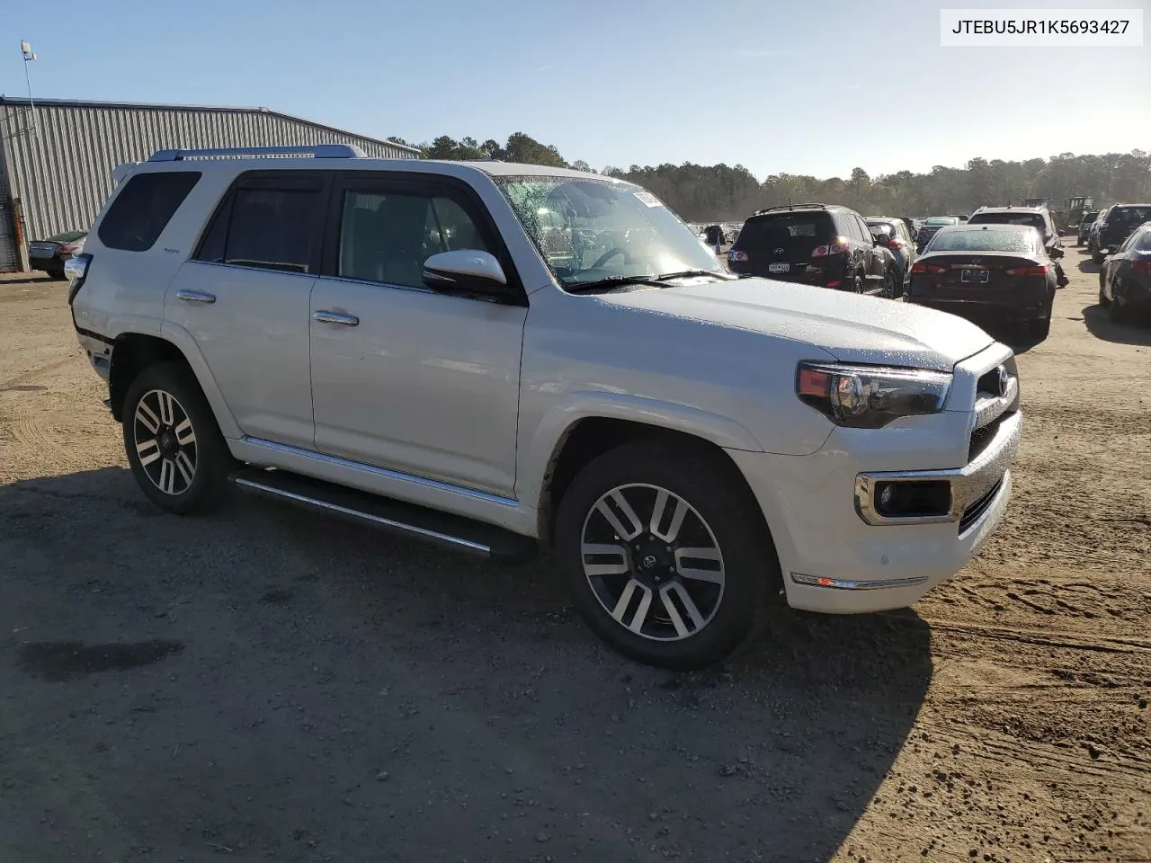 2019 Toyota 4Runner Sr5 VIN: JTEBU5JR1K5693427 Lot: 78524224