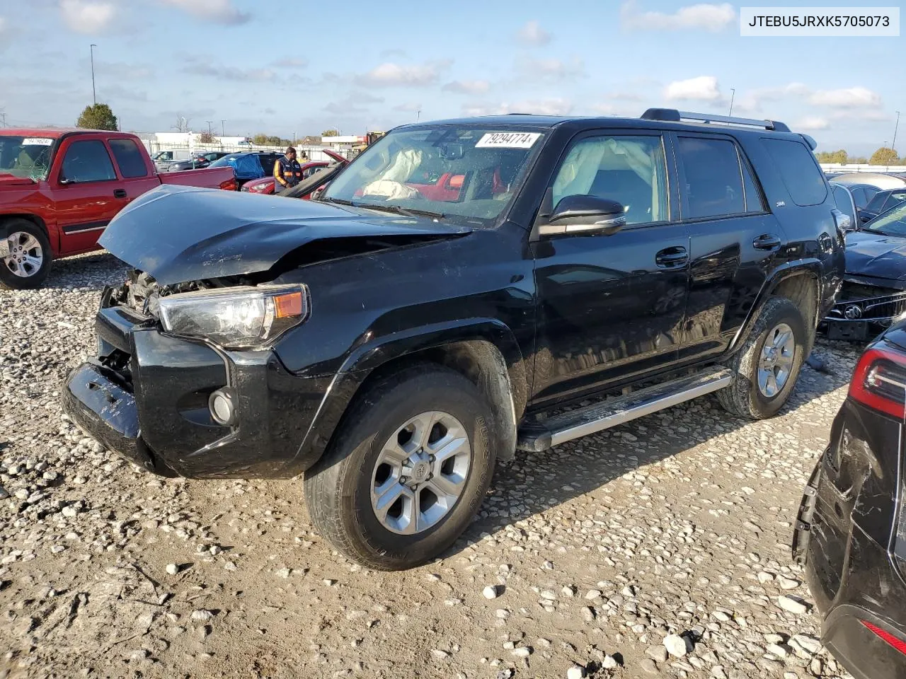 2019 Toyota 4Runner Sr5 VIN: JTEBU5JRXK5705073 Lot: 79294774