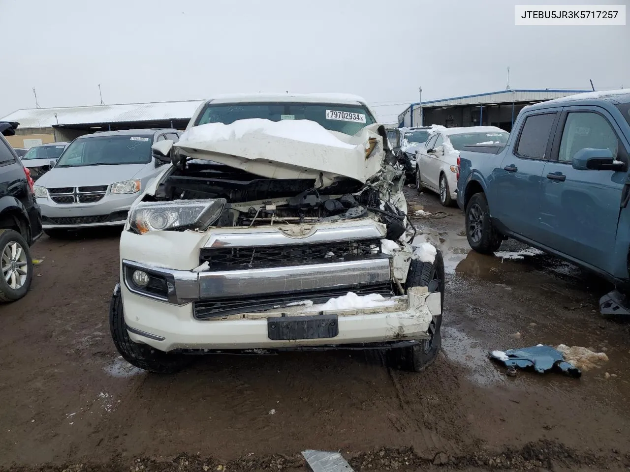 2019 Toyota 4Runner Sr5 VIN: JTEBU5JR3K5717257 Lot: 79702934