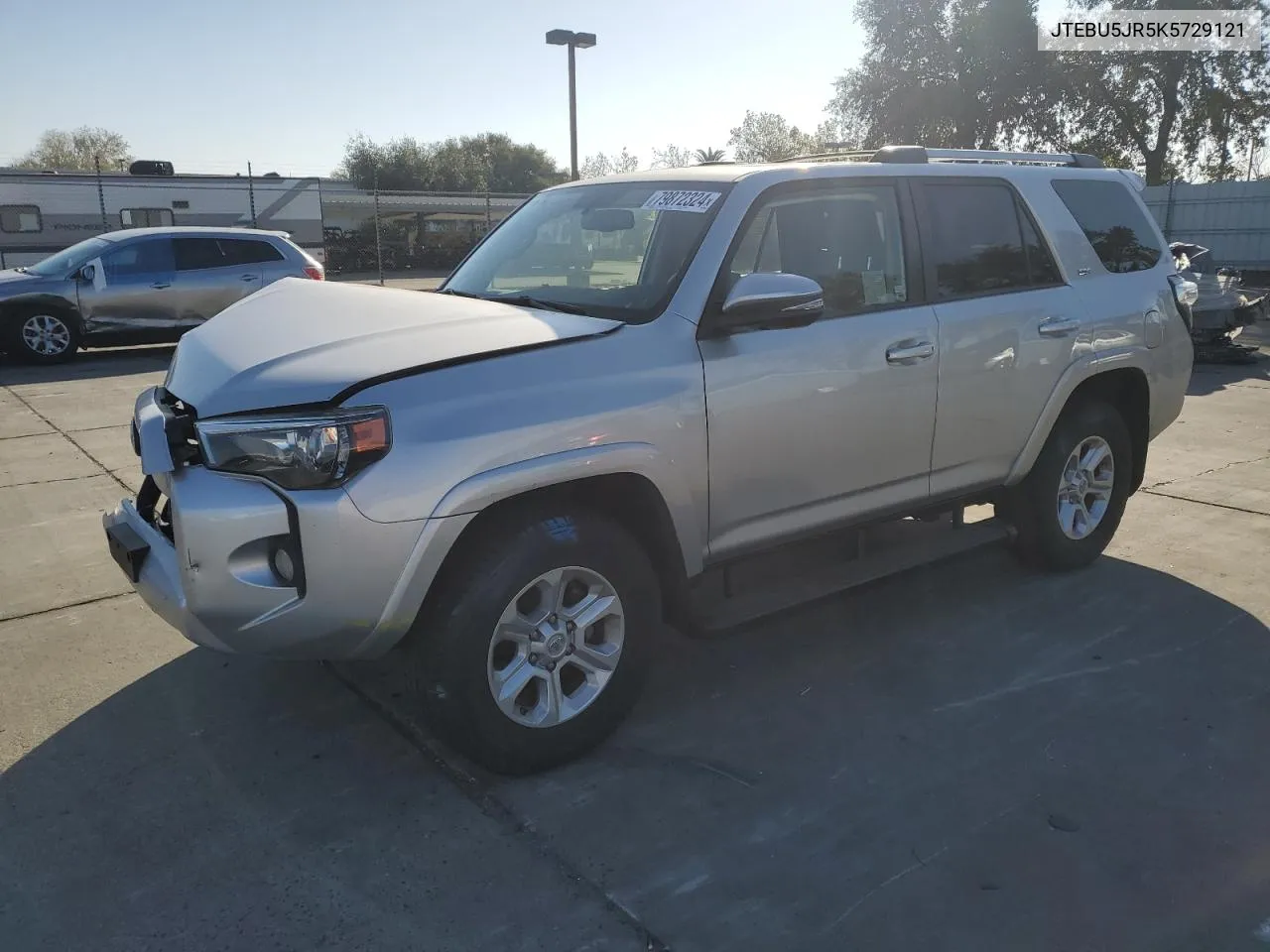 2019 Toyota 4Runner Sr5 VIN: JTEBU5JR5K5729121 Lot: 79872324