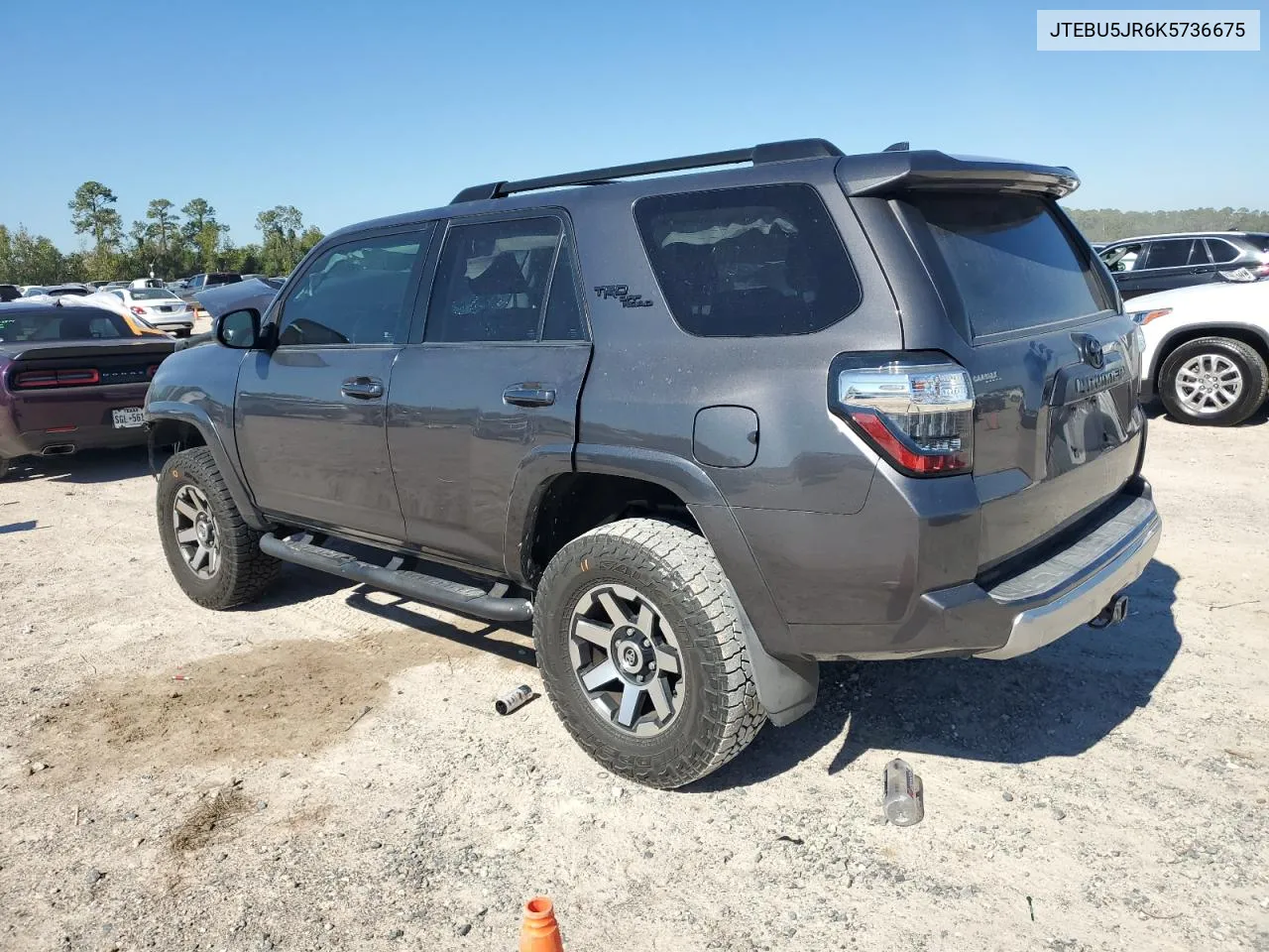 2019 Toyota 4Runner Sr5 VIN: JTEBU5JR6K5736675 Lot: 80567514