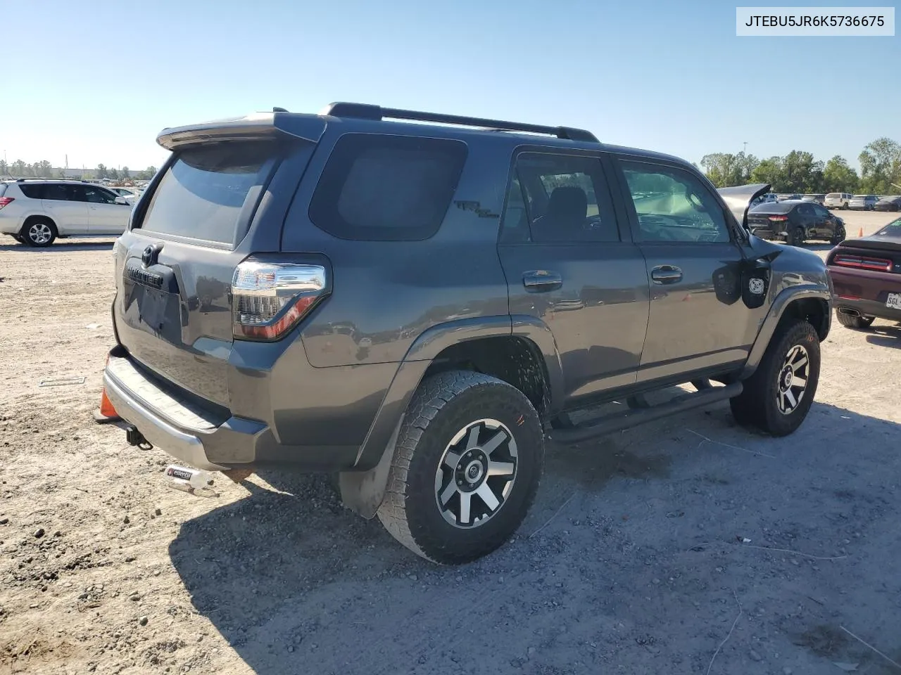 2019 Toyota 4Runner Sr5 VIN: JTEBU5JR6K5736675 Lot: 80567514