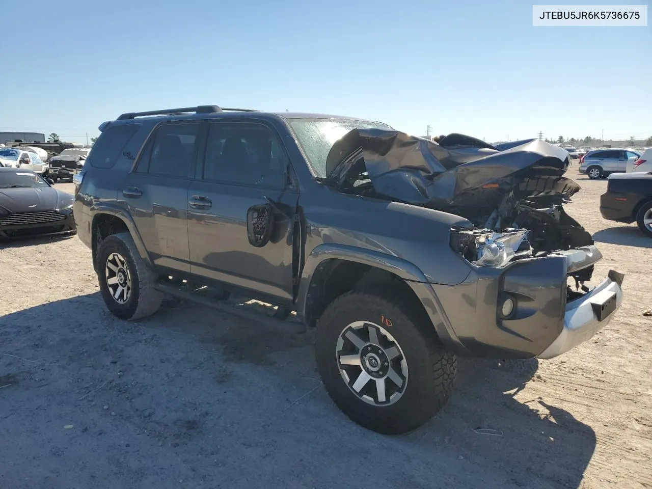 2019 Toyota 4Runner Sr5 VIN: JTEBU5JR6K5736675 Lot: 80567514