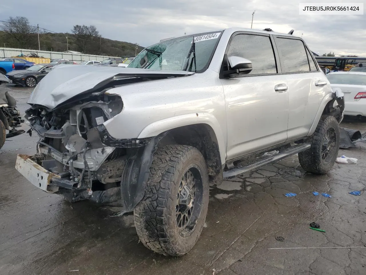 2019 Toyota 4Runner Sr5 VIN: JTEBU5JR0K5661424 Lot: 80614504