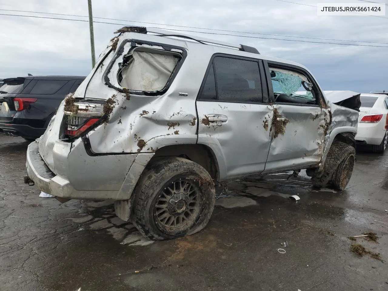 2019 Toyota 4Runner Sr5 VIN: JTEBU5JR0K5661424 Lot: 80614504