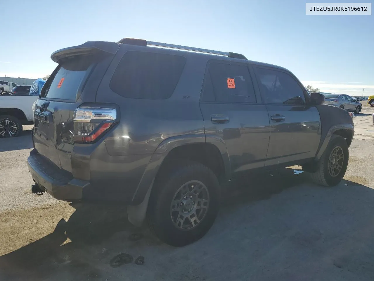 2019 Toyota 4Runner Sr5 VIN: JTEZU5JR0K5196612 Lot: 80958054