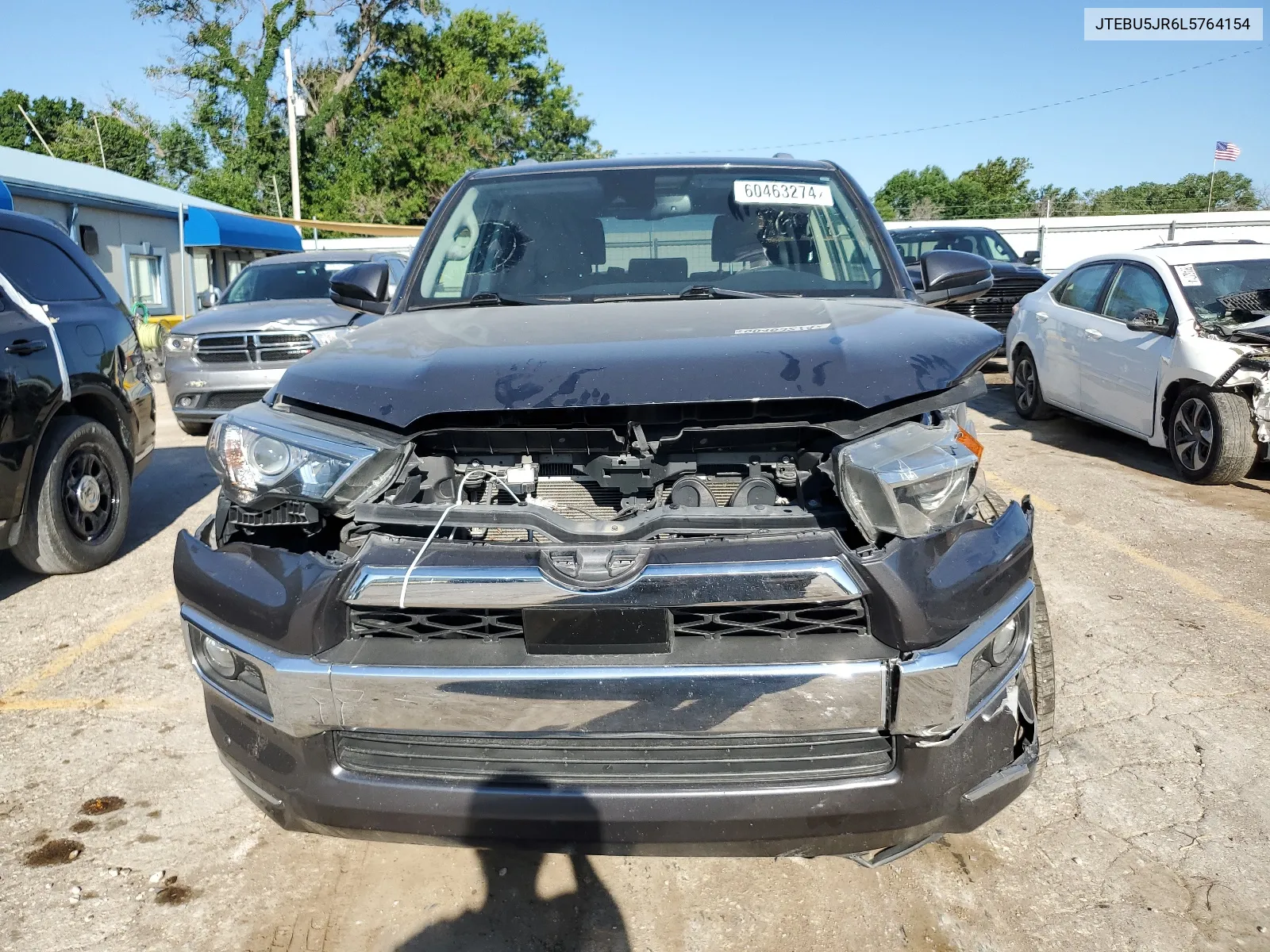 2020 Toyota 4Runner Sr5/Sr5 Premium VIN: JTEBU5JR6L5764154 Lot: 60463274