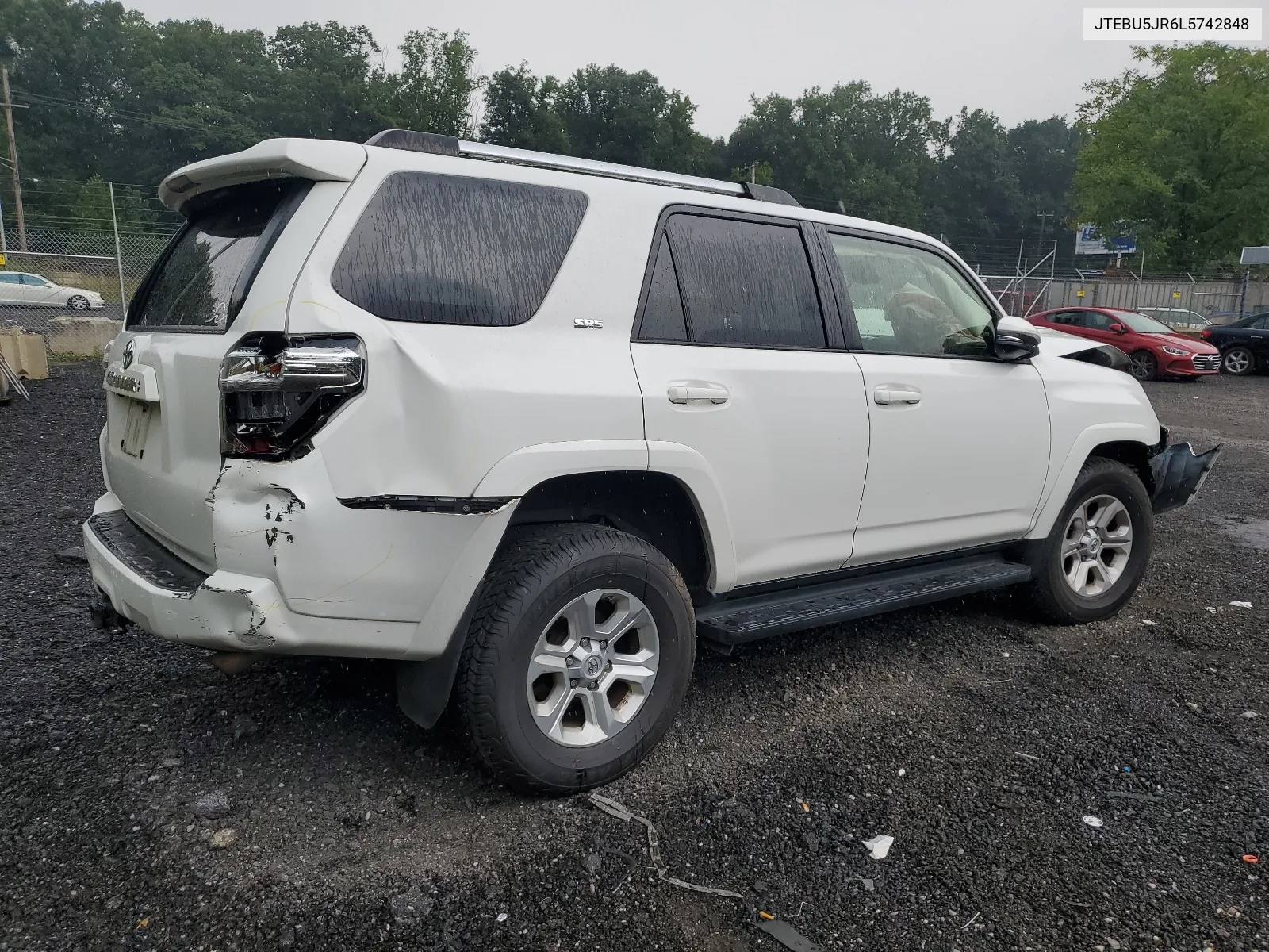 2020 Toyota 4Runner Sr5/Sr5 Premium VIN: JTEBU5JR6L5742848 Lot: 64500234