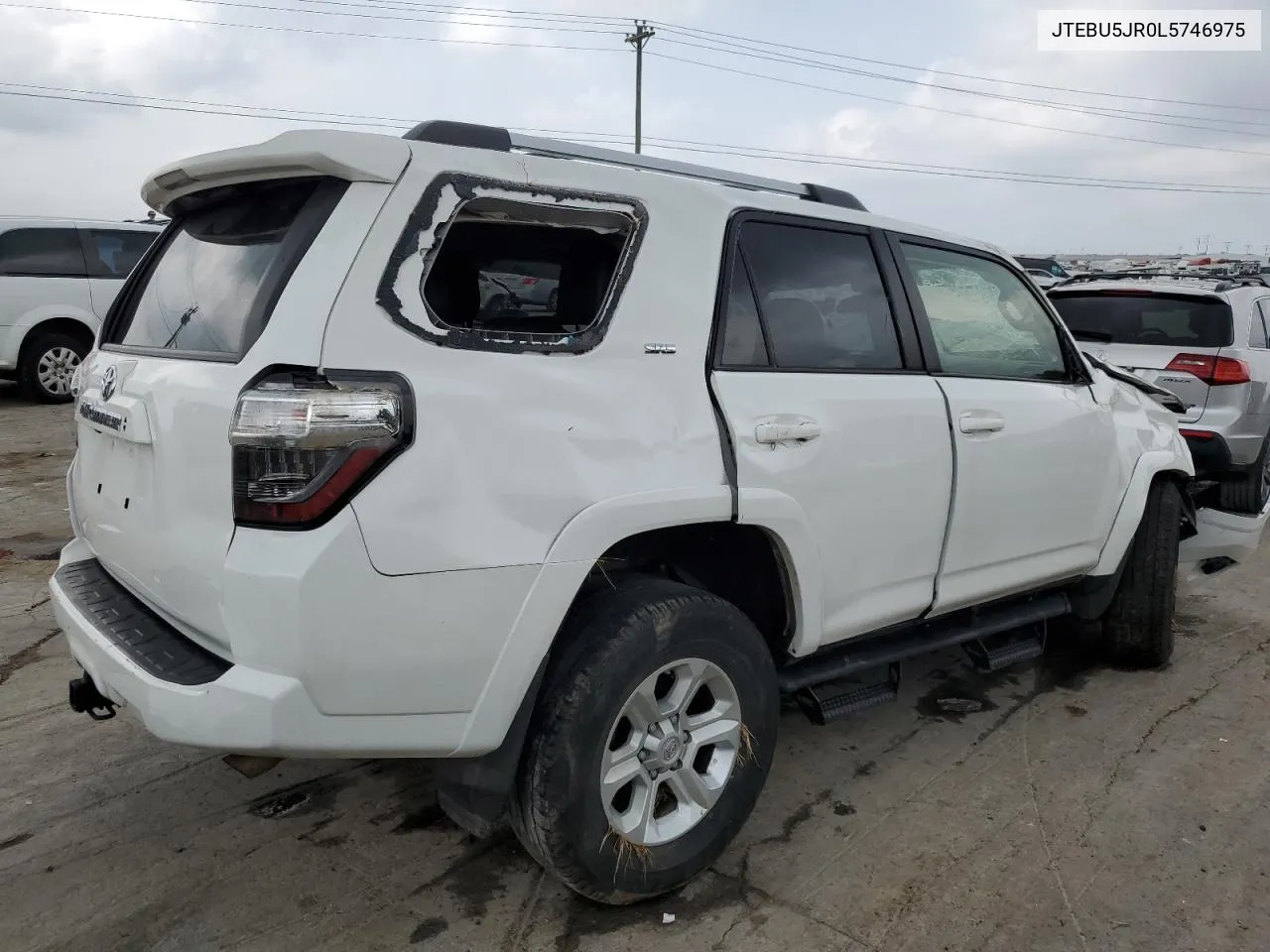 2020 Toyota 4Runner Sr5/Sr5 Premium VIN: JTEBU5JR0L5746975 Lot: 66575664