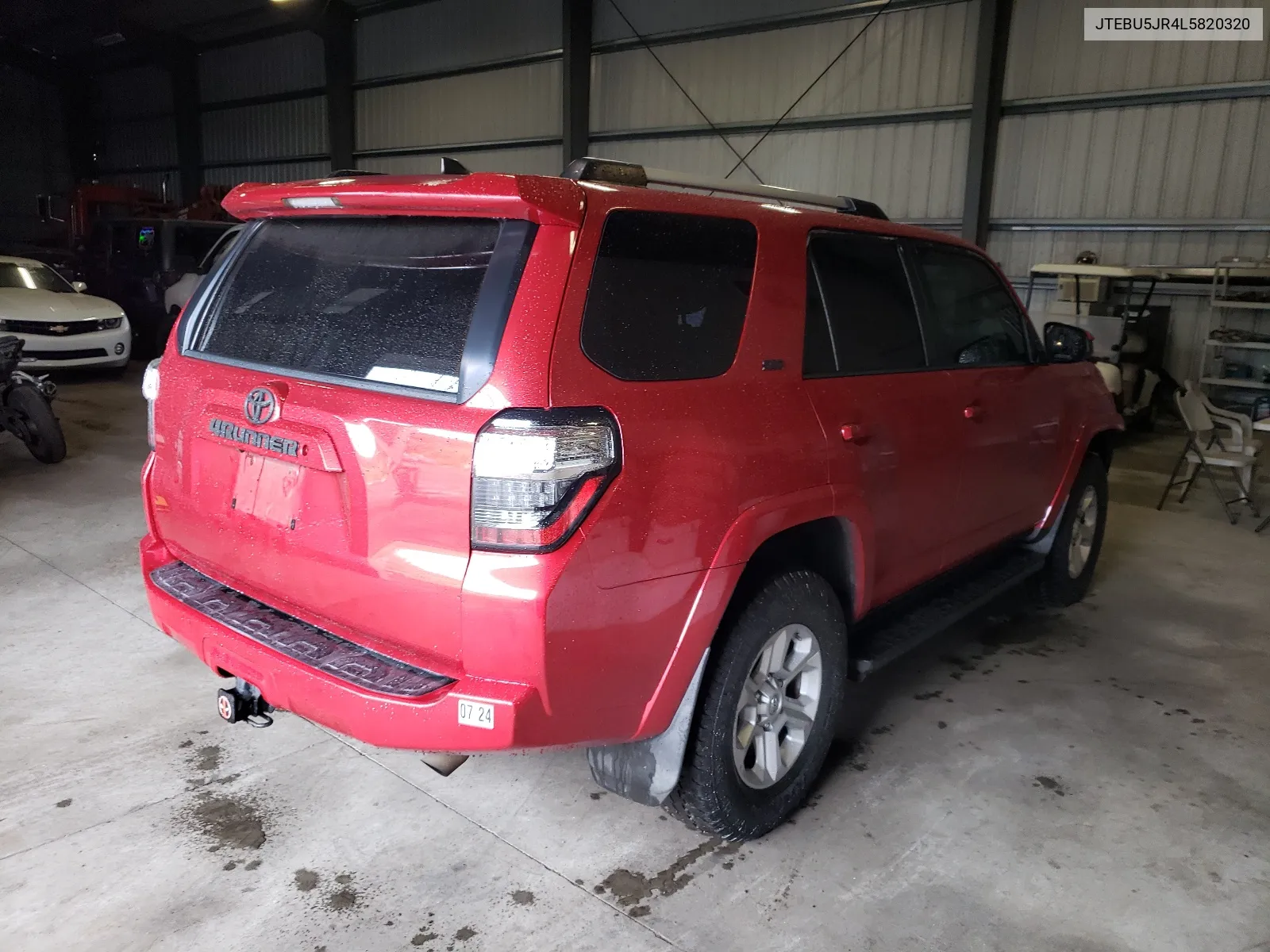 2020 Toyota 4Runner Sr5/Sr5 Premium VIN: JTEBU5JR4L5820320 Lot: 67929504