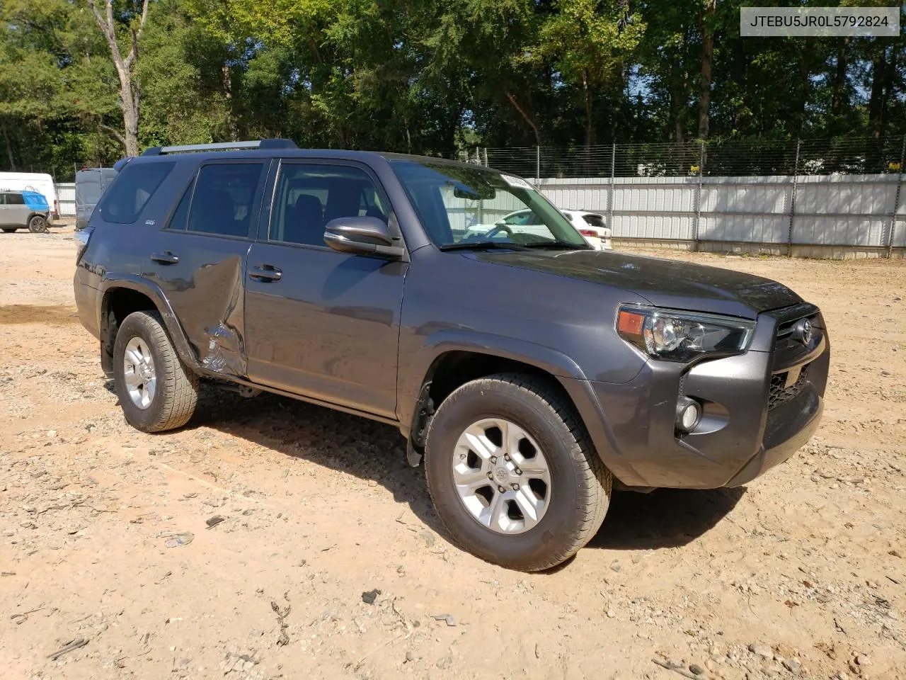 2020 Toyota 4Runner Sr5/Sr5 Premium VIN: JTEBU5JR0L5792824 Lot: 69148284