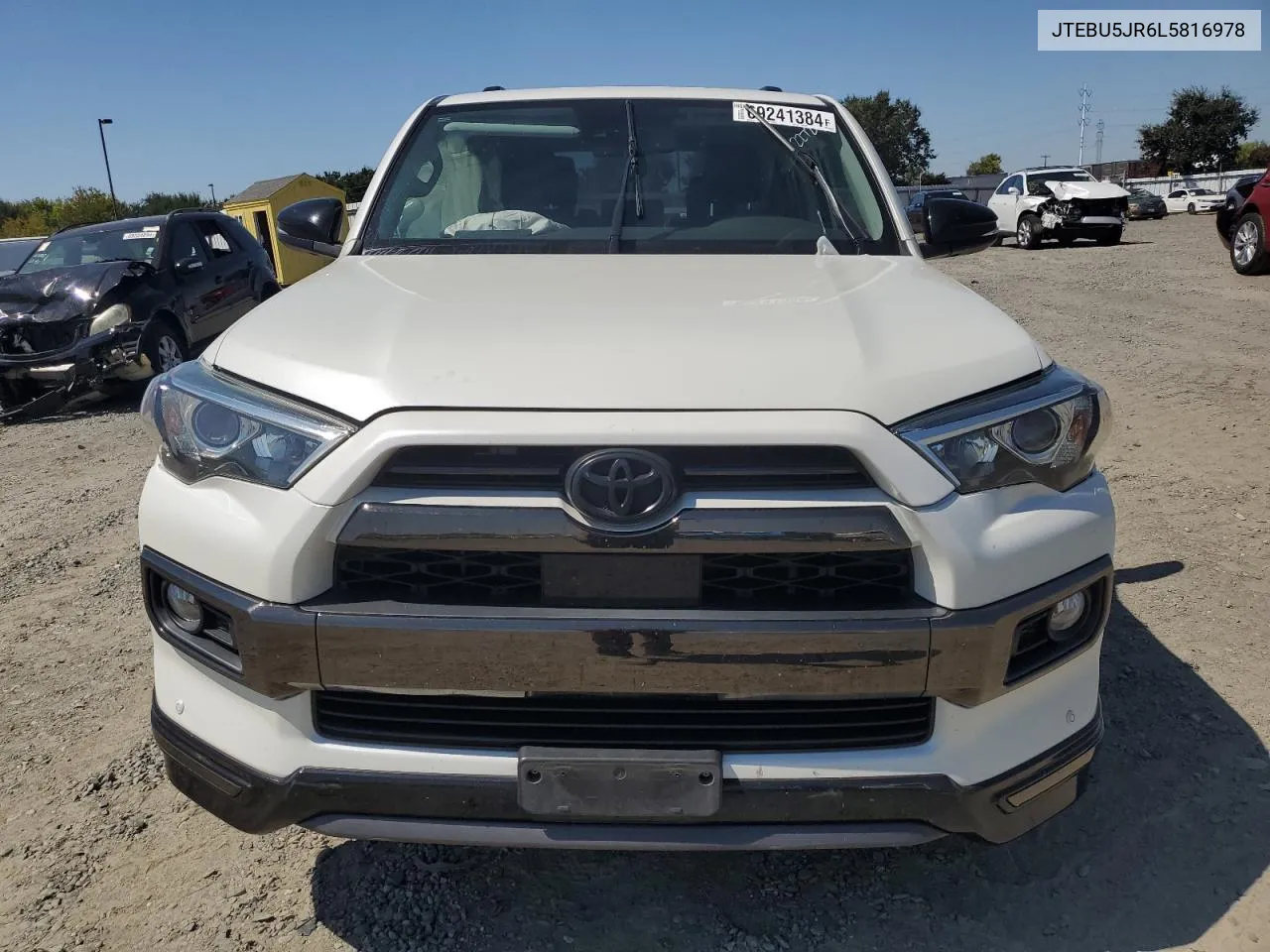 2020 Toyota 4Runner Sr5/Sr5 Premium VIN: JTEBU5JR6L5816978 Lot: 69241384