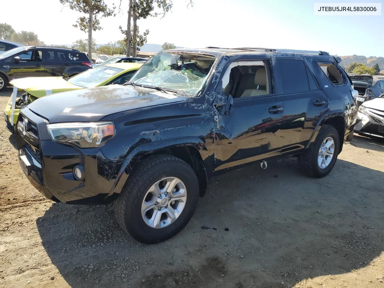 2020 Toyota 4Runner Sr5/Sr5 Premium VIN: JTEBU5JR4L5830006 Lot: 74116814