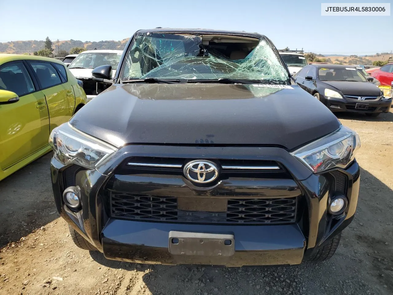 2020 Toyota 4Runner Sr5/Sr5 Premium VIN: JTEBU5JR4L5830006 Lot: 74116814