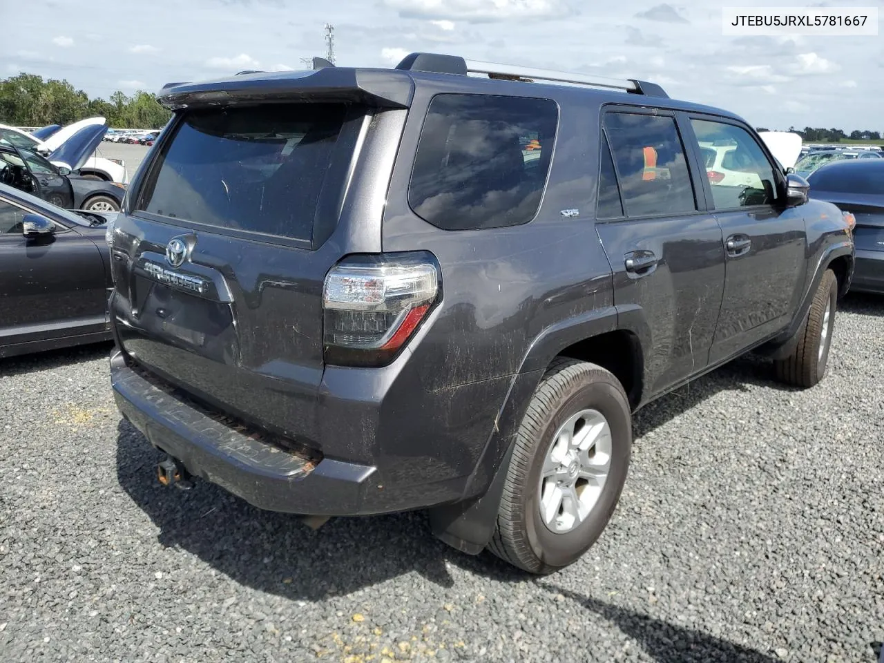 2020 Toyota 4Runner Sr5/Sr5 Premium VIN: JTEBU5JRXL5781667 Lot: 74684944