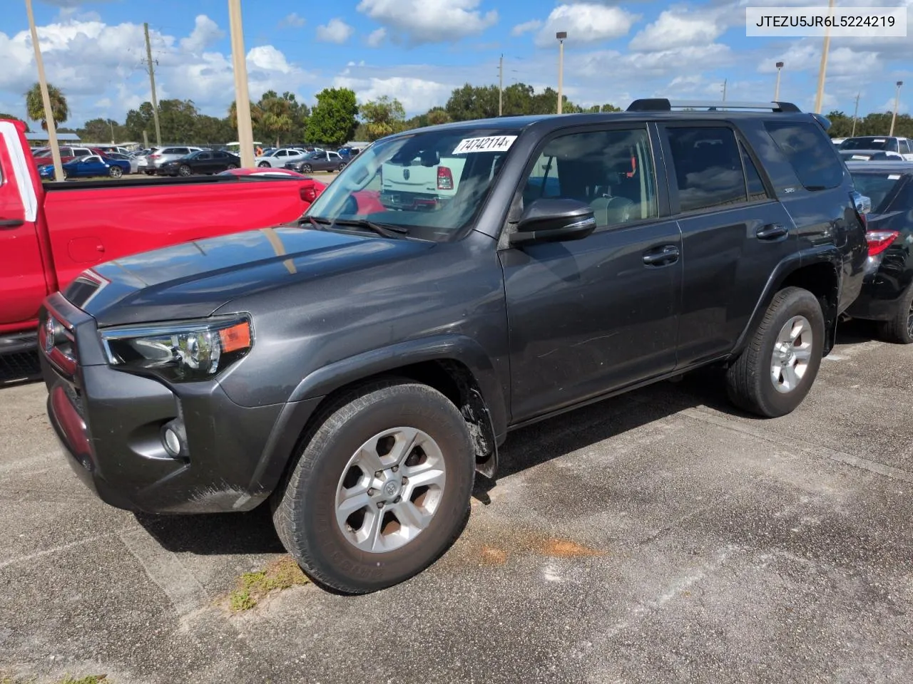 2020 Toyota 4Runner Sr5 VIN: JTEZU5JR6L5224219 Lot: 74742114