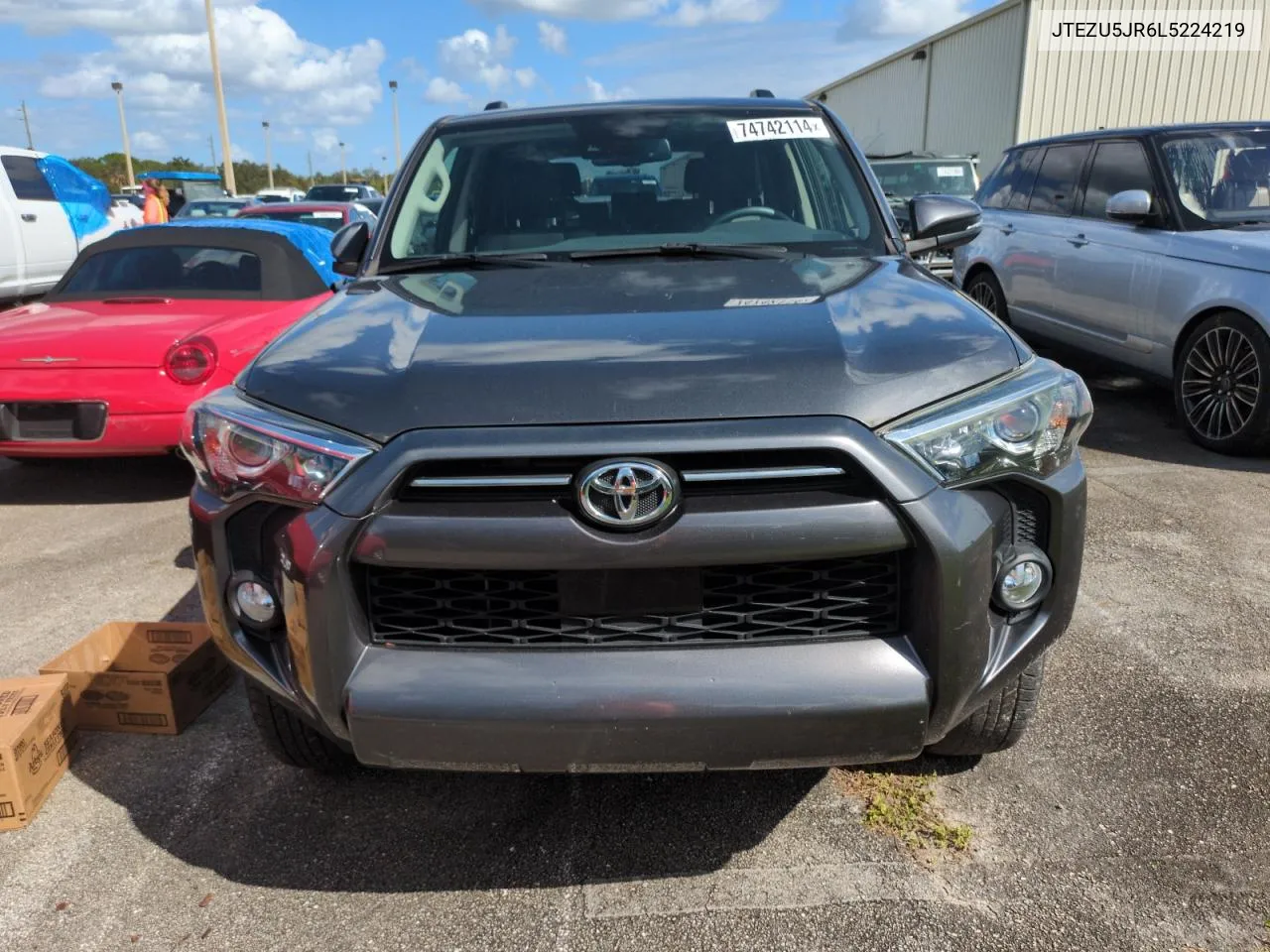 2020 Toyota 4Runner Sr5 VIN: JTEZU5JR6L5224219 Lot: 74742114