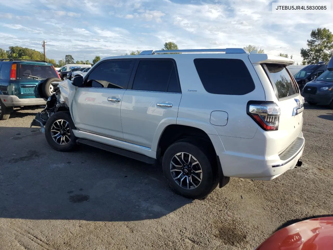 2020 Toyota 4Runner Sr5/Sr5 Premium VIN: JTEBU5JR4L5830085 Lot: 74836814