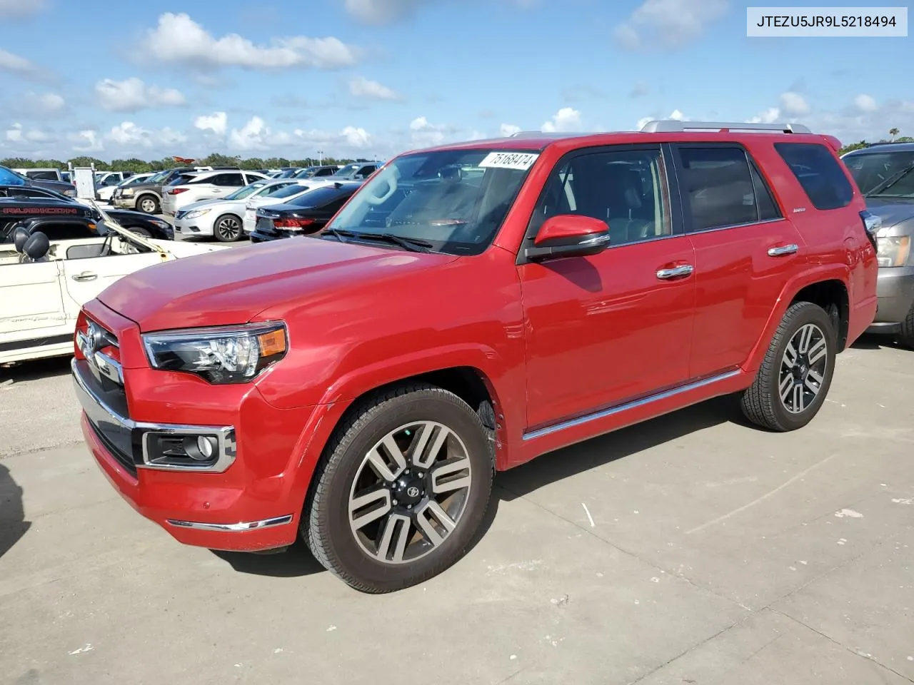 2020 Toyota 4Runner Sr5 VIN: JTEZU5JR9L5218494 Lot: 75168474