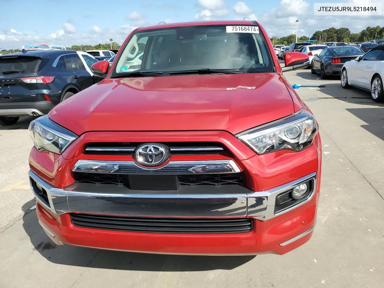 2020 Toyota 4Runner Sr5 VIN: JTEZU5JR9L5218494 Lot: 75168474