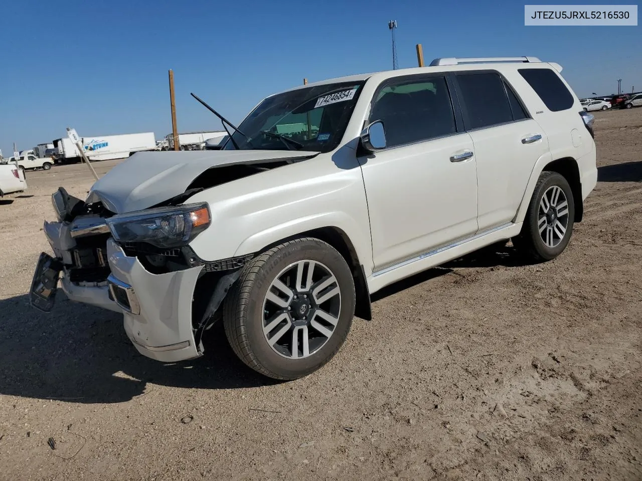 2020 Toyota 4Runner Sr5 VIN: JTEZU5JRXL5216530 Lot: 75742544