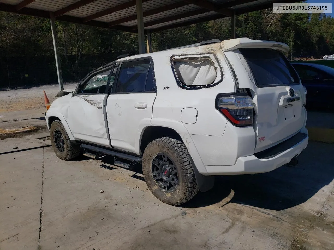 2020 Toyota 4Runner Sr5/Sr5 Premium VIN: JTEBU5JR3L5743195 Lot: 76265134