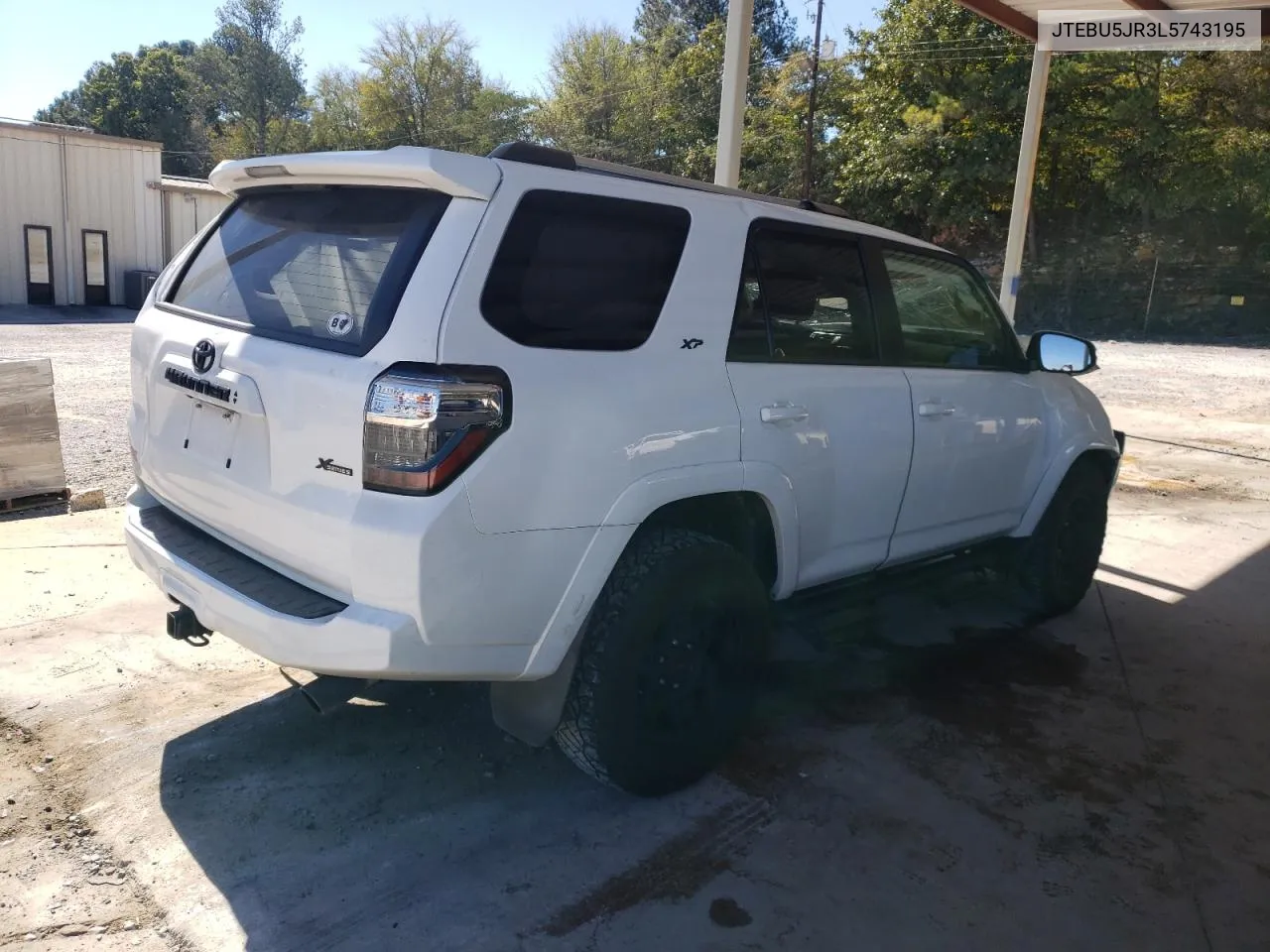 2020 Toyota 4Runner Sr5/Sr5 Premium VIN: JTEBU5JR3L5743195 Lot: 76265134