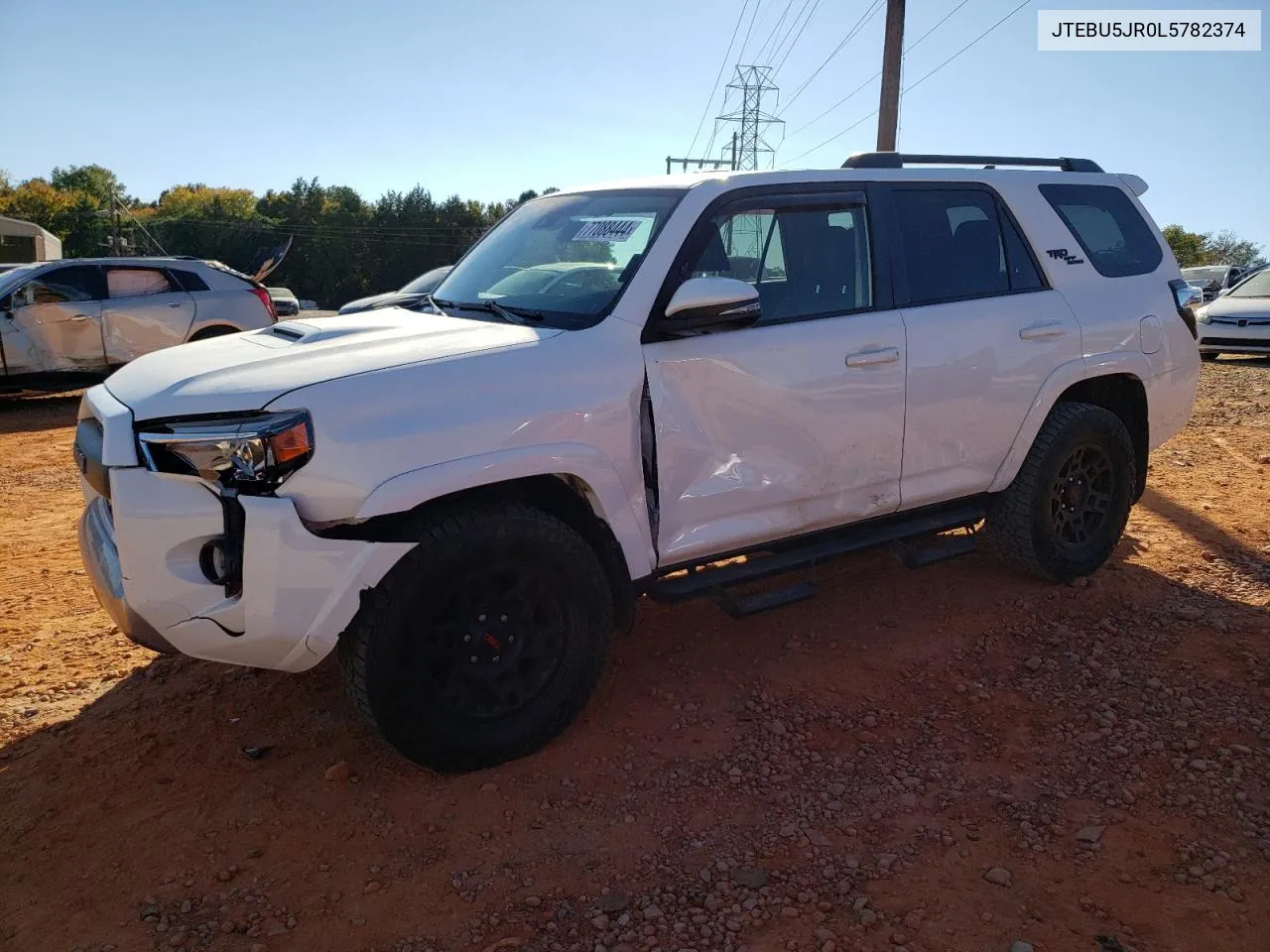 2020 Toyota 4Runner Sr5/Sr5 Premium VIN: JTEBU5JR0L5782374 Lot: 77088444