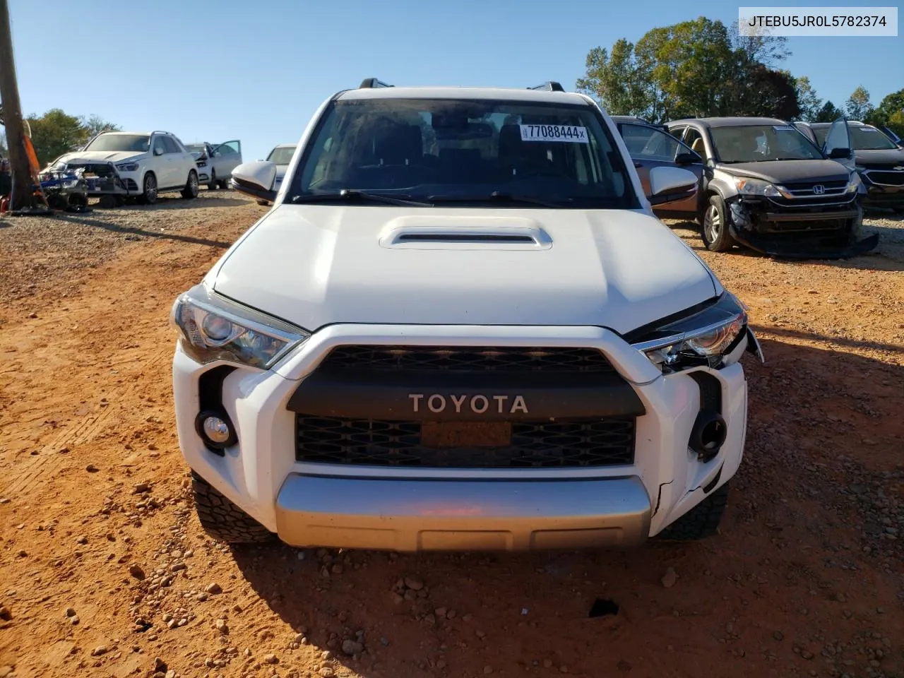 2020 Toyota 4Runner Sr5/Sr5 Premium VIN: JTEBU5JR0L5782374 Lot: 77088444