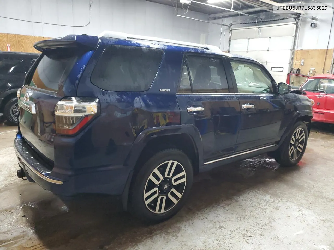 2020 Toyota 4Runner Sr5/Sr5 Premium VIN: JTEBU5JR7L5835829 Lot: 77537284