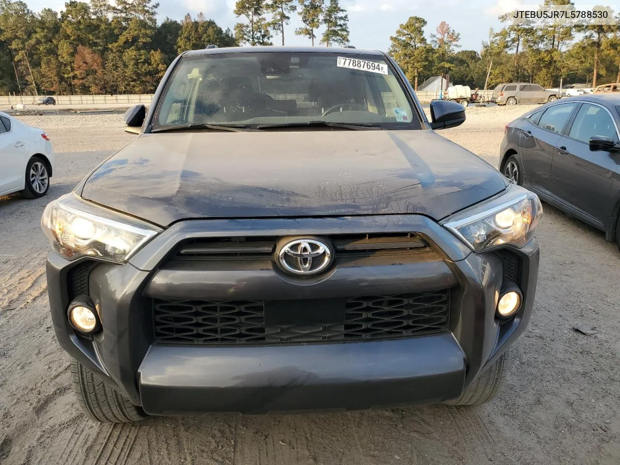 2020 Toyota 4Runner Sr5/Sr5 Premium VIN: JTEBU5JR7L5788530 Lot: 77887694