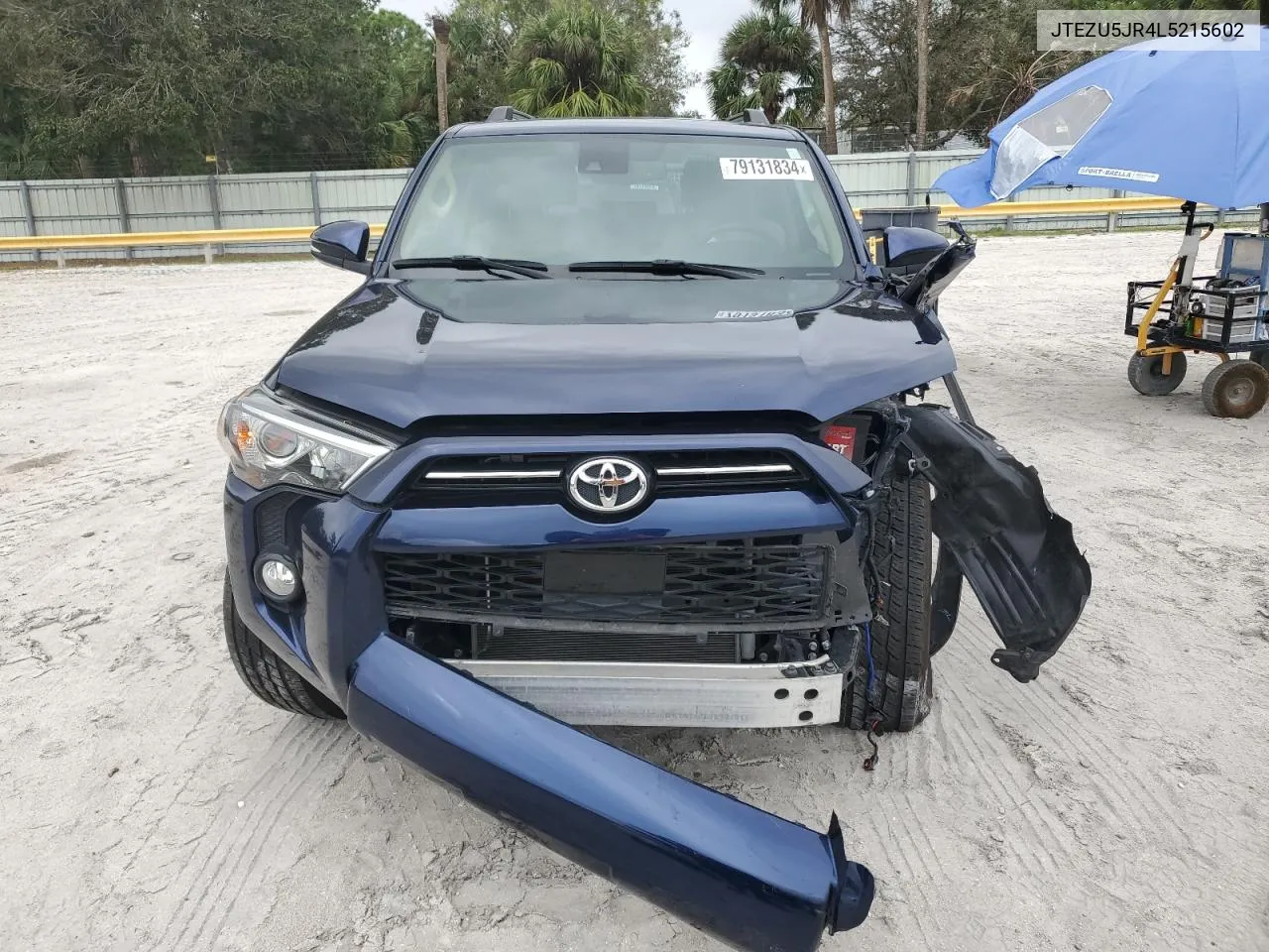 2020 Toyota 4Runner Sr5 VIN: JTEZU5JR4L5215602 Lot: 79131834