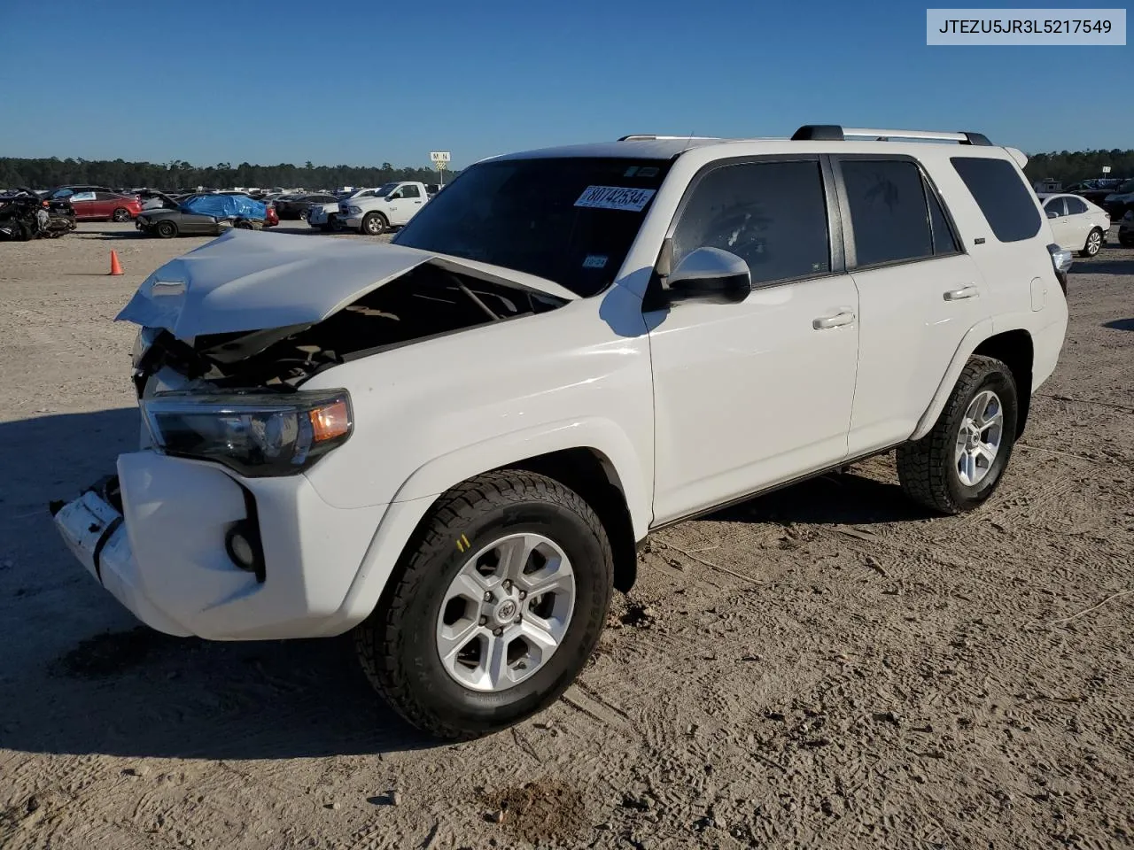 2020 Toyota 4Runner Sr5 VIN: JTEZU5JR3L5217549 Lot: 80742534