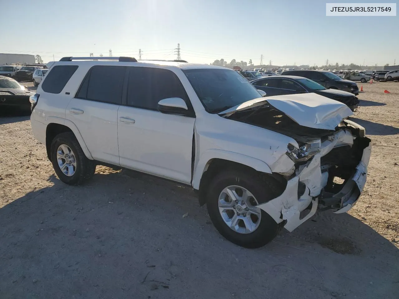 2020 Toyota 4Runner Sr5 VIN: JTEZU5JR3L5217549 Lot: 80742534